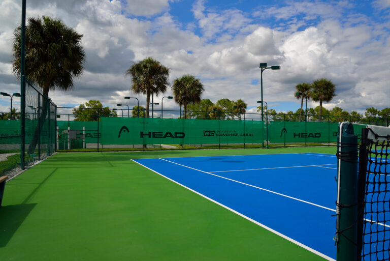 build a tennis court at home